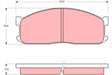 Brake Pad Set, Disc Brake GDB983DT - TRW