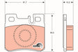 Brake Pad Set, Disc Brake GDB987 - TRW