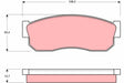 Brake Pad Set, Disc Brake GDB988 - TRW