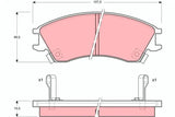 Brake Pad Set, Disc Brake GDB992 - TRW