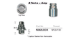 Lock Nuts (set of 4) N362LOCK - Nice Products | Universal Auto Spares