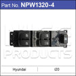 Power Window Switch NPW1320-4 - Nice Products | Universal Auto Spares