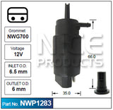 Washer Pump NWP1283 - Nice Products | Universal Auto Spares