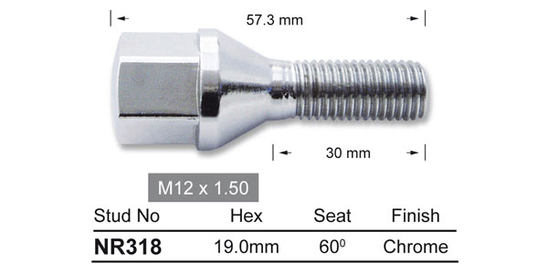 One Piece Stud NR318 - Nice Products | Universal Auto Spares