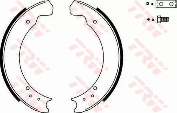Brake Shoe Set GS6075 - TRW