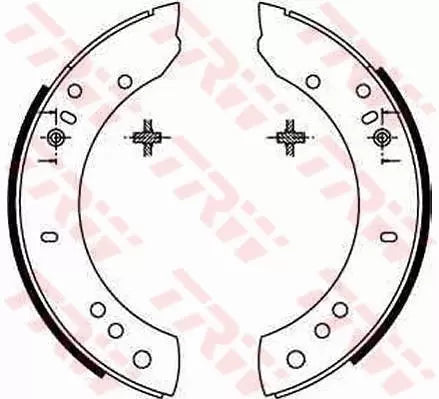 Brake Shoe Set GS6082 - TRW