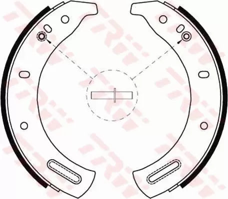 Brake Shoe Set GS6107 - TRW