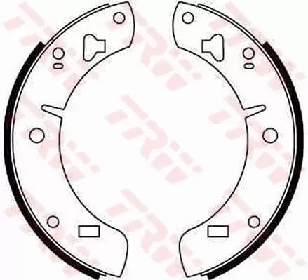 Brake Shoe Set GS6129 - TRW