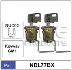 Door Locks pair NDL77BX - Nice Products | Universal Auto Spares