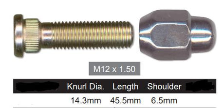 Stud & Nut NS312D - Nice Products | Universal Auto Spares