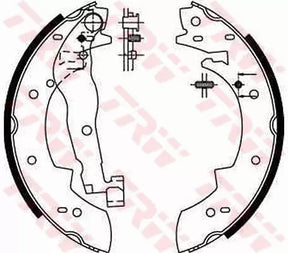 Brake Shoe Set GS6190 - TRW