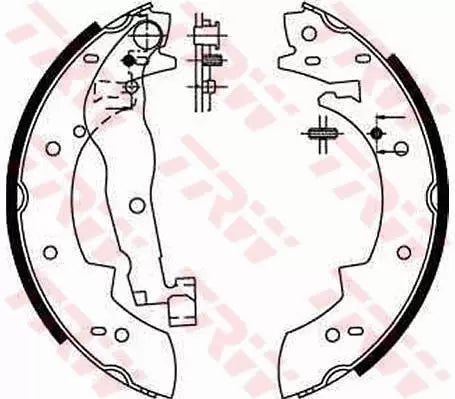 Brake Shoe Set GS6190 - TRW