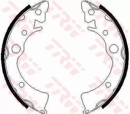 Brake Shoe Set GS6210 - TRW