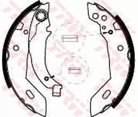 Brake Shoe Set GS6228 - TRW