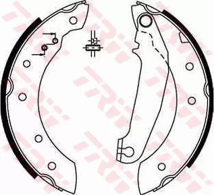 Brake Shoe Set GS6233 - TRW