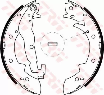Brake Shoe Set GS6237 - TRW