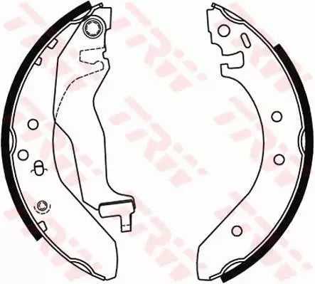 Brake Shoe Set GS6246 - TRW