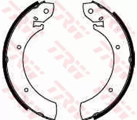Brake Shoe Set GS6250 - TRW
