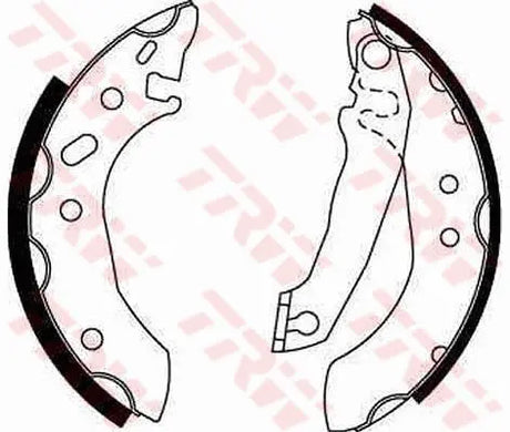 Brake Shoe Set GS6253 - TRW