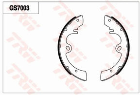Brake Shoe Set GS7003 - TRW