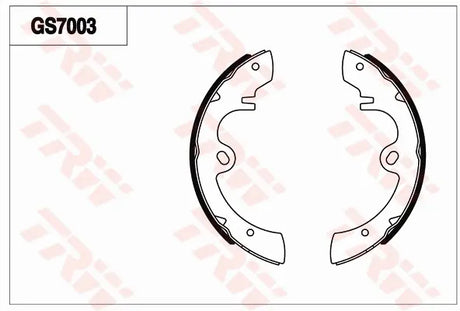 Brake Shoe Set GS7003 - TRW