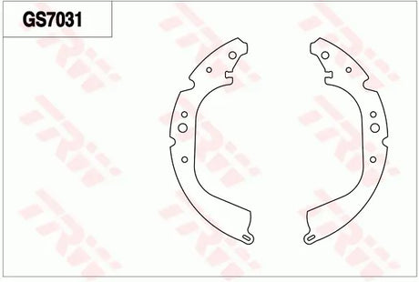 Brake Shoe Set GS7031 - TRW
