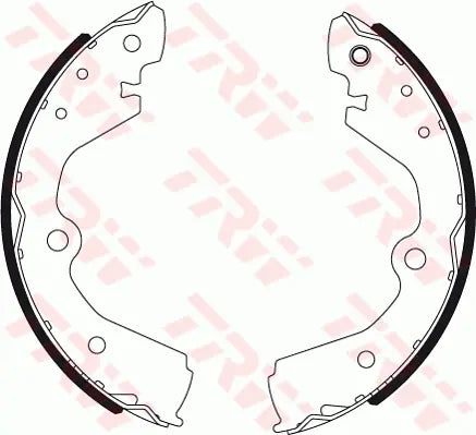 Brake Shoe Set GS7038 - TRW