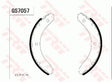 Brake Shoe Set GS7057 - TRW