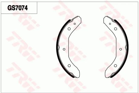 Brake Shoe Set GS7074 - TRW