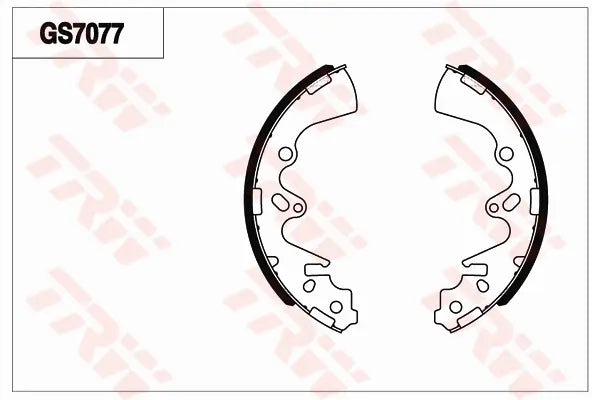 Brake Shoe Set GS7077 - TRW