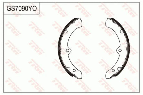Brake Shoe Set GS7090 - TRW