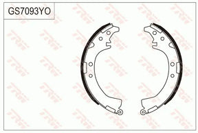 Brake Shoe Set, Parking Brake GS7093 - TRW