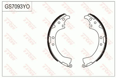 Brake Shoe Set, Parking Brake GS7093 - TRW