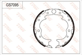 Brake Shoe Set, Parking Brake GS7095 - TRW