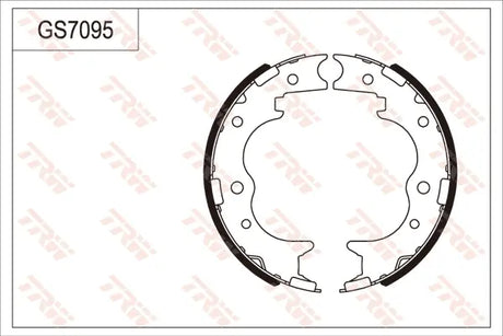 Brake Shoe Set, Parking Brake GS7095 - TRW