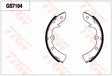 Brake Shoe Set, Parking Brake GS7104 - TRW