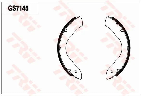 Brake Shoe Set GS7145 - TRW