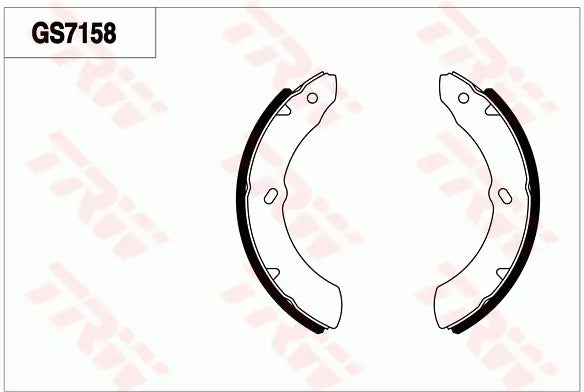 Brake Shoe Set GS7158 - TRW