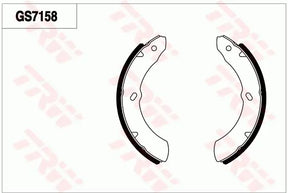 Brake Shoe Set GS7158 - TRW