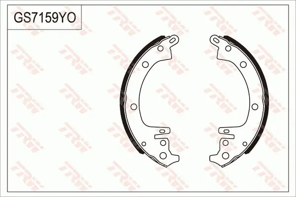 Brake Shoe Set GS7159 - TRW
