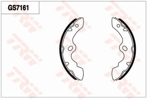 Brake Shoe Set GS7161 - TRW