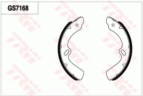 Brake Shoe Set GS7168 - TRW