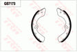 Brake Shoe Set GS7173 - TRW