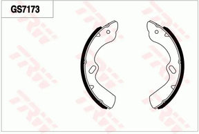 Brake Shoe Set GS7173 - TRW