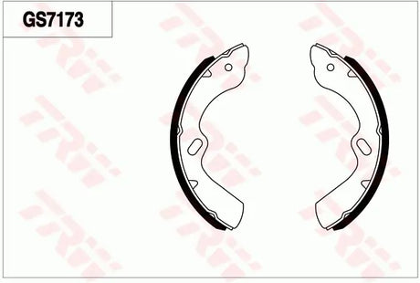 Brake Shoe Set GS7173 - TRW
