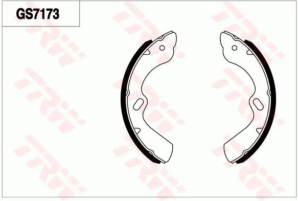 Brake Shoe Set GS7173 - TRW