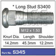 Wheel Stud S345 - Nice Products | Universal Auto Spares