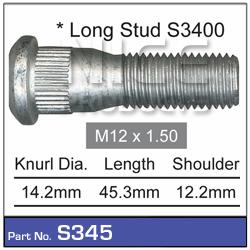Wheel Stud S345 - Nice Products | Universal Auto Spares