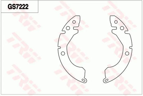 Brake Shoe Set GS7222 - TRW