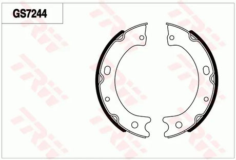Brake Shoe Set, Parking Brake GS7244 - TRW